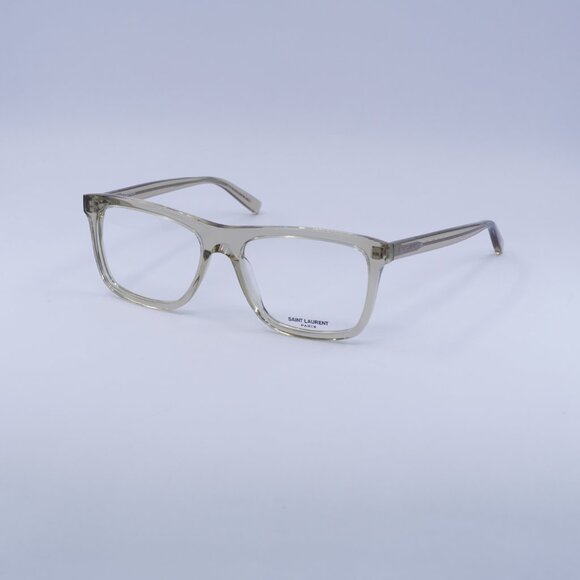 🕶️ New Saint Laurent SL481 003 Eyeglasses - Transparent Yellow Frame 55mm - Picture 5 of 11